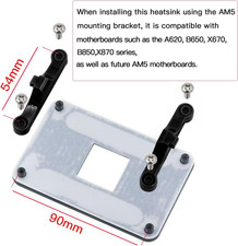 AM5  AM4 Universal CPU Cooler Mounting Bracket Kit - Includes 1 Full Backpla...