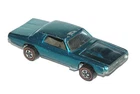 1968 Hot Wheels Redline Custom T-bird NO BLACK ROOF US AQUA! RARE YR1 GH