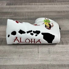 PRG PUTTER BLADE COVER HAWAII MAP ALOHA HULA DANCER RED HIBISCUS FLOWER