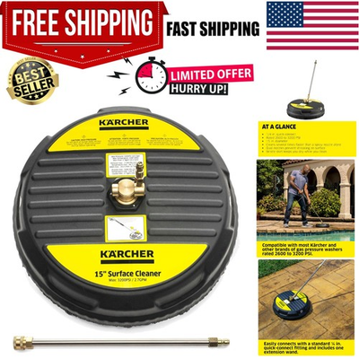 #ad Kärcher Pressure Washer Surface Cleaner 15quot; Quick Connect 2600 3200 PSI Id... $141.99
