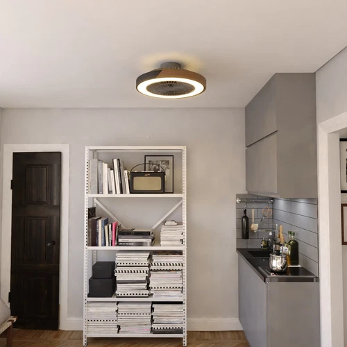 Everette 20-In. Led Ceiling Fan Matte Black - Picture 3 of 4