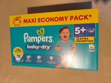 pack 98 Couches Pampers baby-dry extra taille 5+  (12-17 kilos)