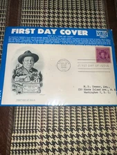 First Day Cover Unopened United States Stamp Joel Chandler Harris 1948 Envelope