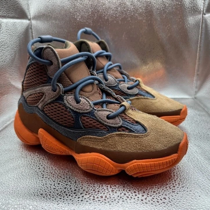 Taglia 5 Sneakers Adidas Yeezy 500 High Uomo Tattiche Arancione Sportive GW2873