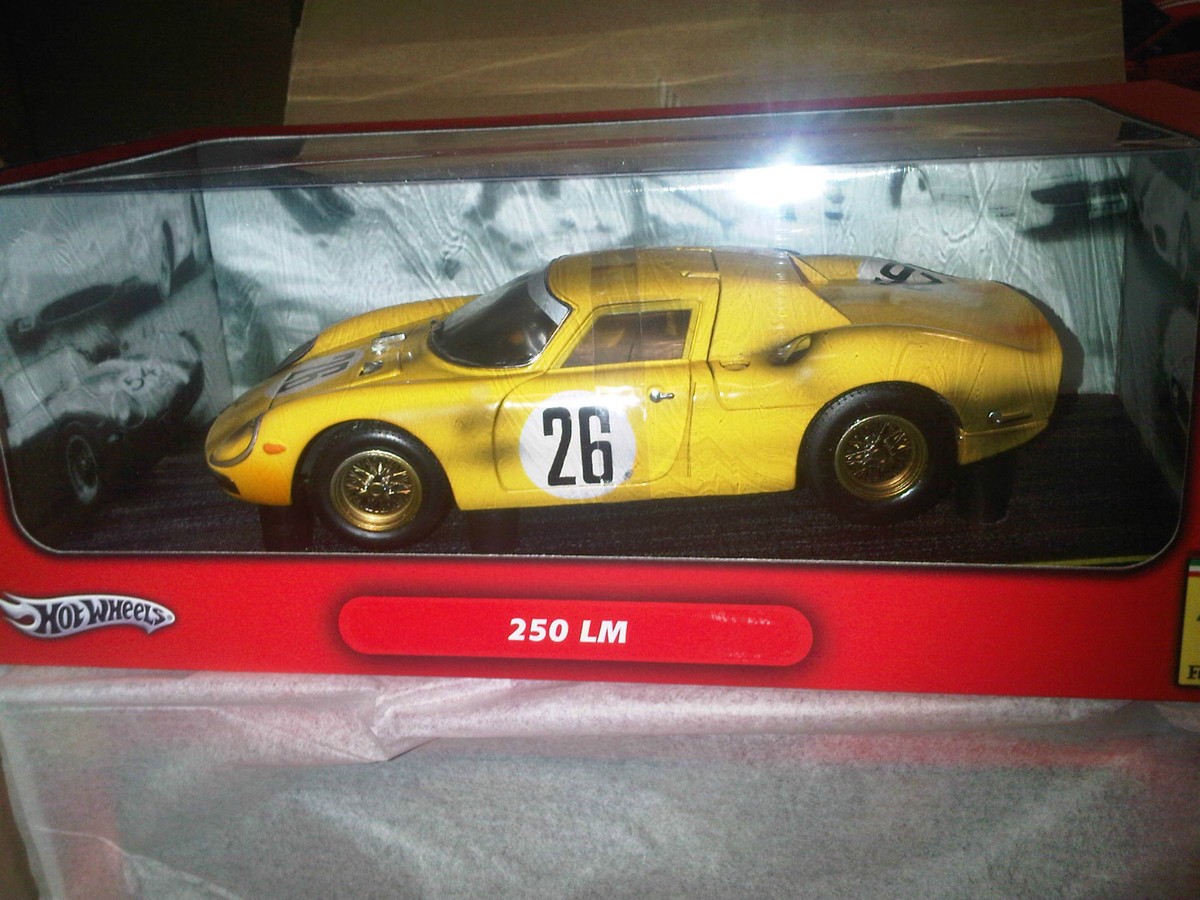 Hot Wheels 1/18 フェラーリ250 LM ウェザリング塗装 希少]1/18 1965 フェラーリ250 LM ウェザリング塗装