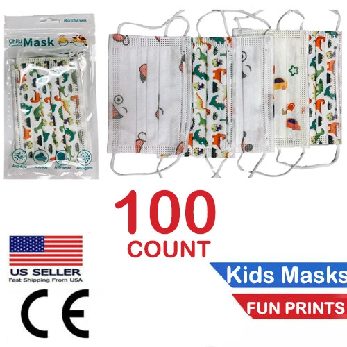 100 pcs Children FaceMask Disposable 3-Ply Mouth Cover AUTHORIZED SELLER