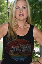 Led Zeppelin  rhinestone  bling shirt or tank  XS S M L XL XXL 1X  2X 3X 4X 5X