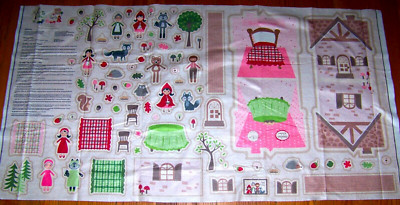 Riley Blake TO GRANDMOTHERS HOUSE on 100% Cotton Felt Panel to Cut & Sew