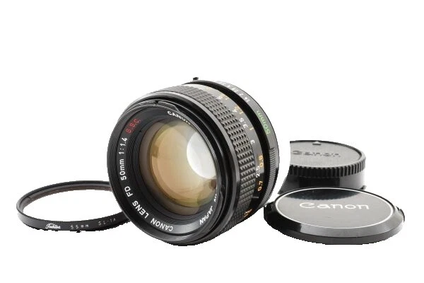 Lentes de cámara Canon FD 50mm f/1.4