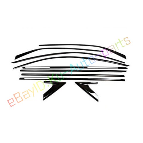 For Cadillac XT4 19-2024 Black Titanium Window Frame Cover Sealing ...