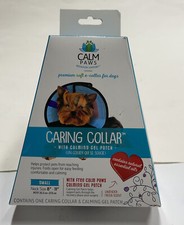 Calm Paws Caring Collar with Calming Gel Patch for Dogs Small 8"-11". Open Box