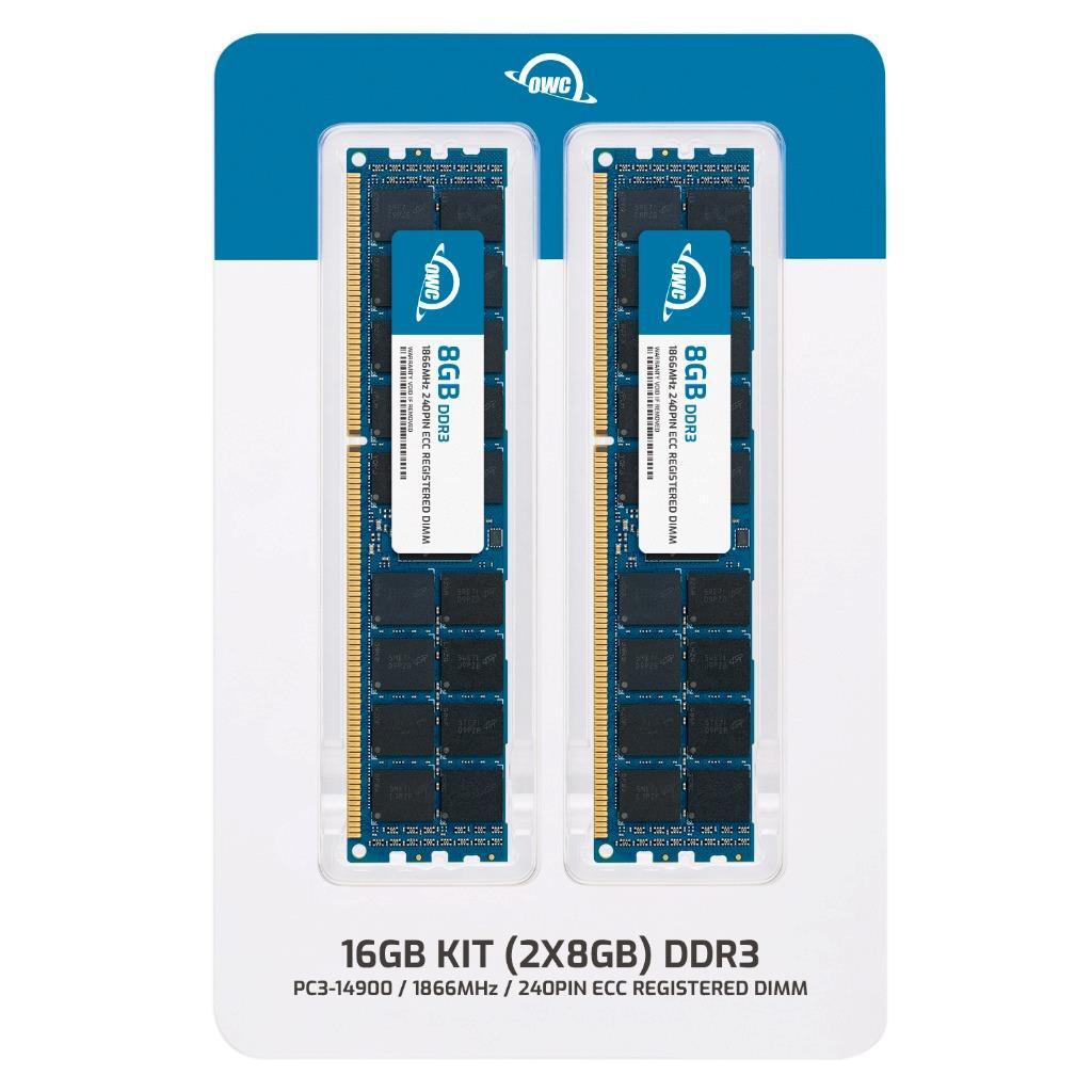 как выглядит OWC 16GB 2x8GB DDR3 1866MHz 1Rx4 ECC Registered RDIMM 240pin Memory RAM фото