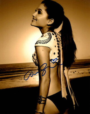 ARIANA GRANDE signiertes 10x8 Foto DANKE U, NEXT COA