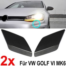 2x Für VW Golf VI6 Abdeckungen Waschdüse SRA Stoßstange Kappen SET links rechts