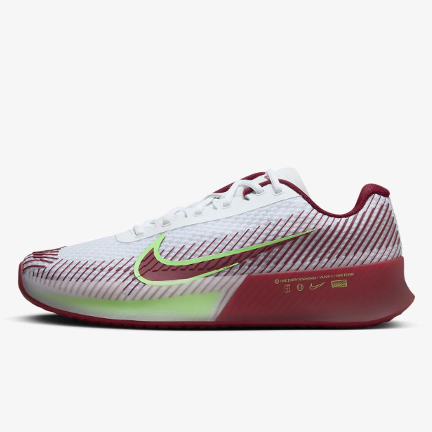 Теннисные туфли Nike Court Air Zoom Vapor 11 Белый/Team Red (DR6966-104)