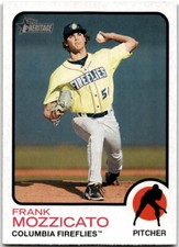 2022 Topps Heritage Minor League #31 Frank Mozzicato Columbia Fireflies