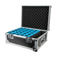 Flightcase Mikrocase Transportcase für 25 Mikrophone und Zubehör Zubehörcase