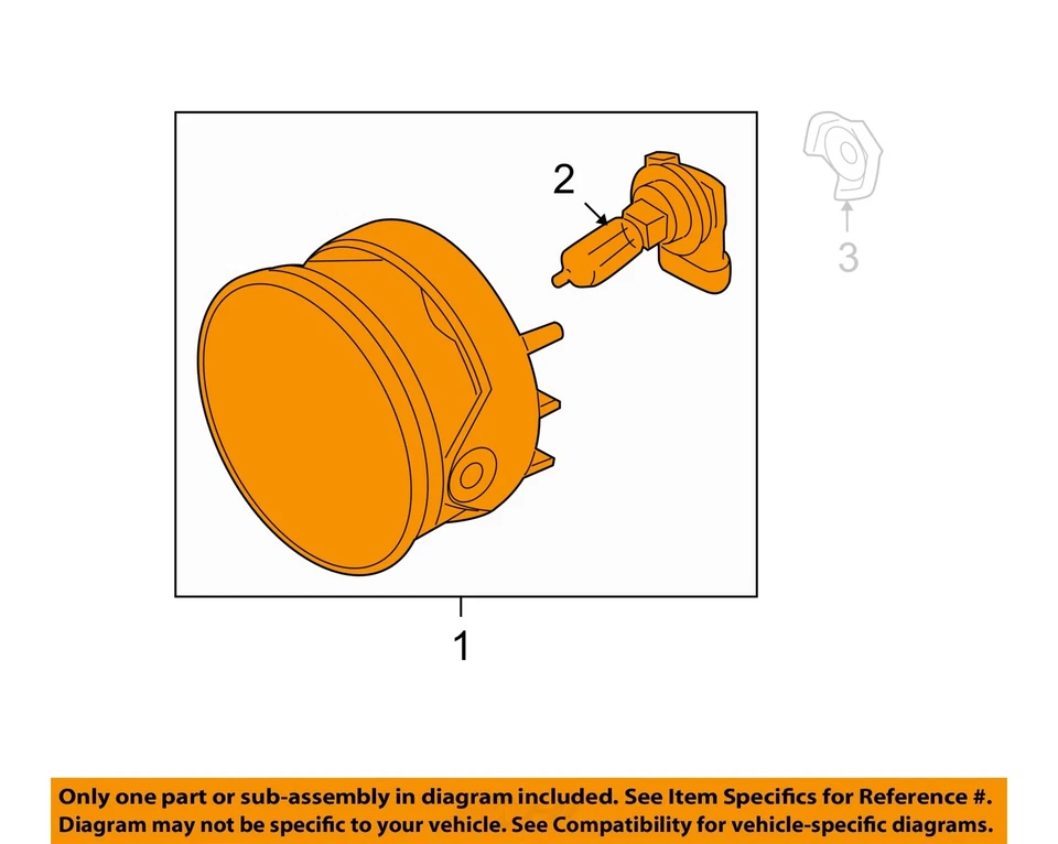 Luz de conducción usada se adapta a: Ford Expedition 2011 conducción antiniebla cubierta inferior montada Gr Foto 2 de 4