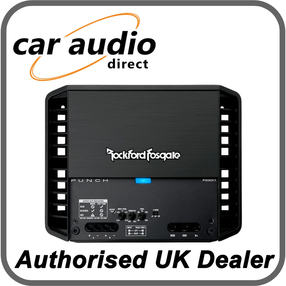 Rockford Fosgate Punch P300X1 - 300W Mono Channel Car Amplifier - Image 2 of 3