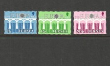 JERSEY 1984 EUROPA STAMPS BRIDGES (25TH ANNIV. OU CEPT) COMP. LOT 3 STAMPS MINT