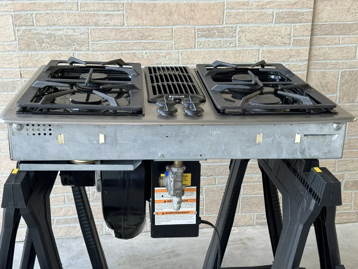 Jenn air 4 cheap burner gas cooktop