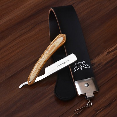 SE Premium Leather Strop Belt Straight Razor Sharpener Strap Barber ...