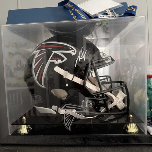 Michael Vick Atlanta Falcons Autographed Full-Sized Helmet With Case