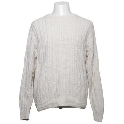 Dressmann, Strickpullover, Größe: XL, Weiß, Baumwolle/Polyamid/Wolle #zvY