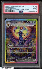 2025 Pokemon PRE EN Prismatic Evolutions SIR #161/131 Umbreon ex PSA 9 MINT
