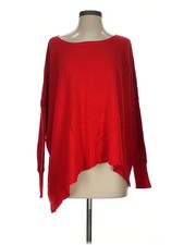 DKNY Jeans Women Red Pullover Sweater S
