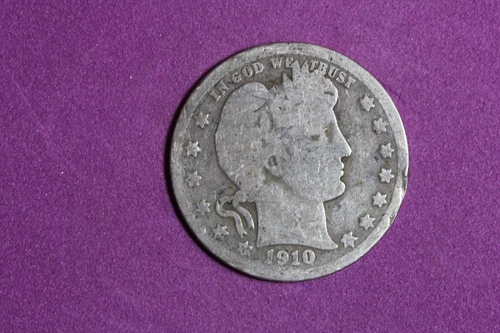 ESTATE FIND 1910 - D BARBER QUARTER!!  #N07954