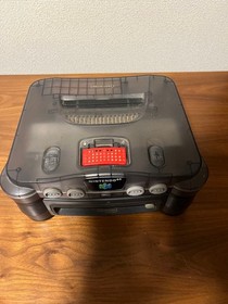 Nintendo 64 Clear Black Console 64DD Game Set Tested Japan A3545