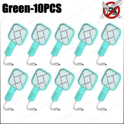 Portable Electric Mosquito Swatter with UV Light for Indoor Pest Control