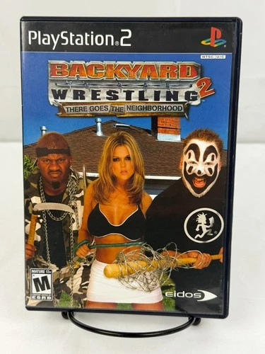 Backyard Wrestling 2 There Goes the Neighborhood PS2 PlayStation 2 Complete CIB