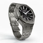 Casioak Mod Watch GA-2100 Gunmetal Grey Case Band Modded GA2100-1A