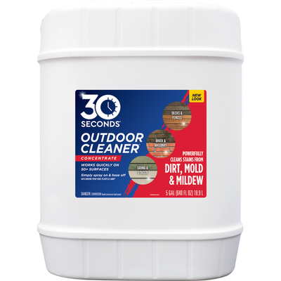 #ad 30 SECONDS 5 gallon Mold and Mildew Stain Remover Concentrated Outdoor Cleaner $85.69