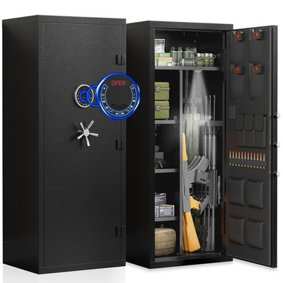 #ad #ad 15 20 Large Gun Safe for Rifles and Pistols Unassembled Safe with LCD Keypad $299.98