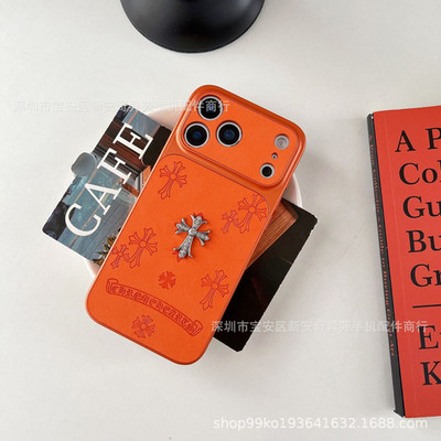 Cross Diamond For iPhone 17 Pro Max Case 17 16 15 14 13 Phone Cover Shockproof