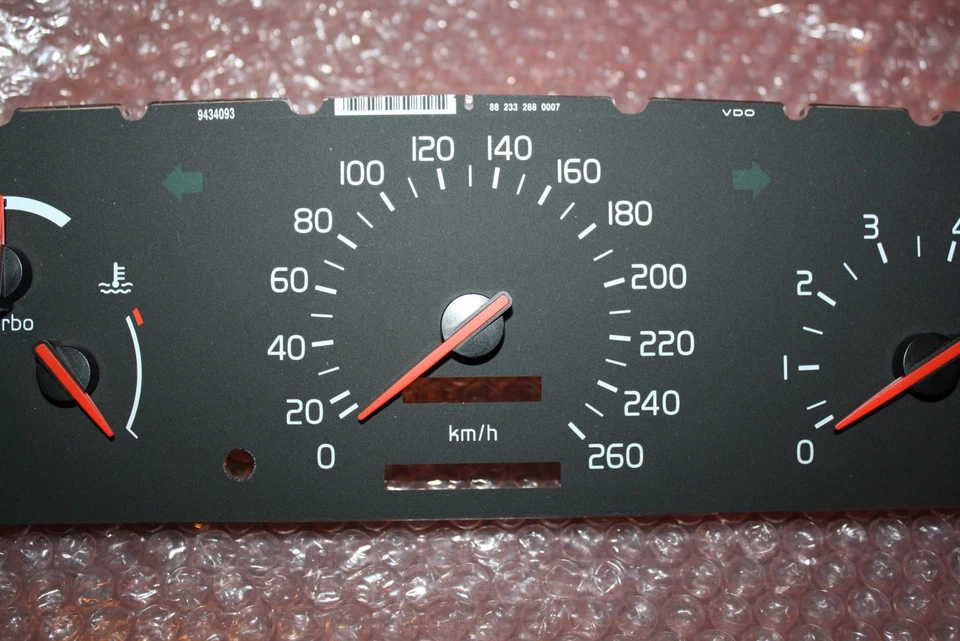 Indicador de instrumento original Volvo 850 Turbo -1995 VDO Km/h gauge NOS Foto 2 de 3