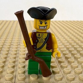 LEGO Pirates 2: Anchor Tattoo Pirate, MUSKET, pi097, 6240, KRAKEN ATTACKIN, 2009