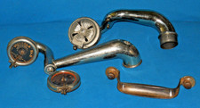 VINTAGE Lot of PHONOGRAPH REPRODUCERS with TONE ARMS  & HANDLE (Untested)