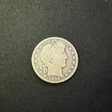 1898 O Barber Half Dollar 90% Silver  Better Date