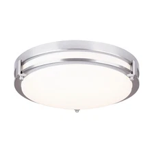 Canarm, LFM227A13BN, Flush Mount, Brushed Nickel Finish, LED Bulb, 25W, 3.625...