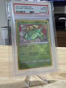 Pokémon TCG Pokémon GO Radiant Venusaur 004/078 Holo PSA 10 EN 2022