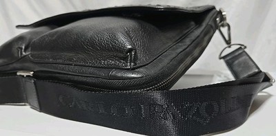 Carlo Pazolini genuine cervo leather messager bag, excellent condition