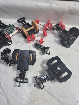 #ad Eztec North Pole Express Christmas Holiday Train replacement black wheels axle $26.99