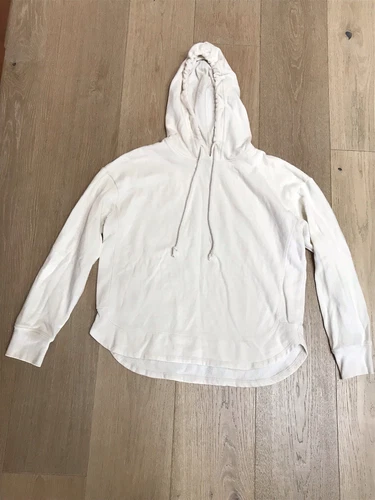 OFF WHITE Felpa con cappuccio donna filo universale taglia M colore panna