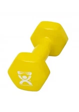 CanDo Yellow Vinyl Coated Dumbbell Set Of 2 - 9 lbs each