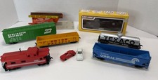 Large Lot of Tyco Model Trains Engines and Train Cars w/ accessories