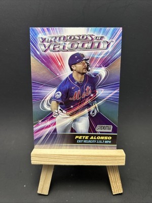 2024 Stadium Club #VV-14 Pete Alonso Virtuosos of Velocity Baltimore Orioles Met